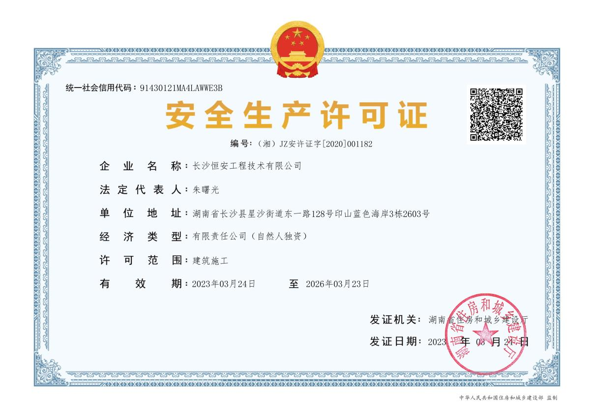 Safety Production License